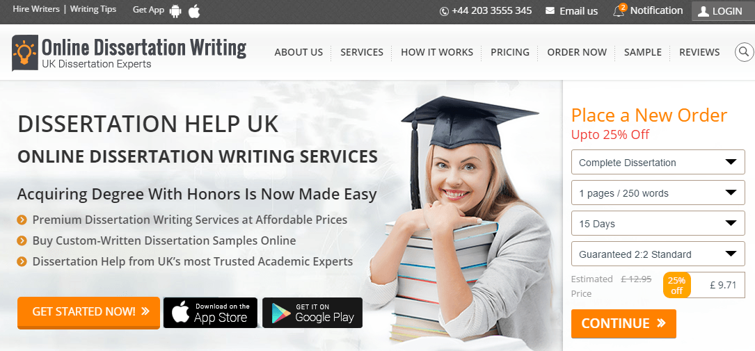 Dissertation services in uk online