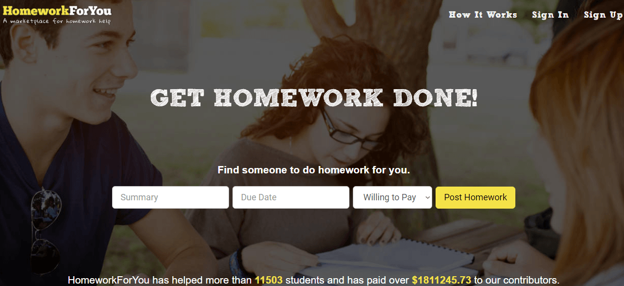 homeworkforyou.com
