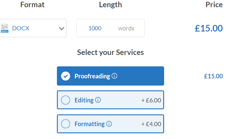 proofreadmyessay.co.uk price