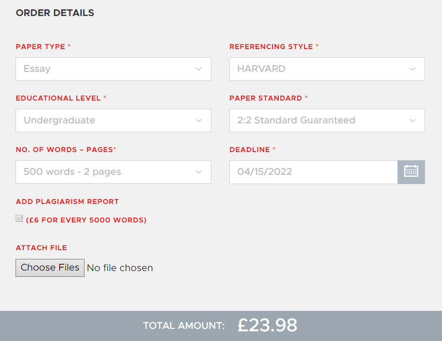 assignmentshark.co.uk price